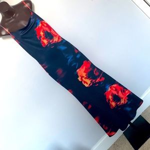 spaghetti strap maxi dress